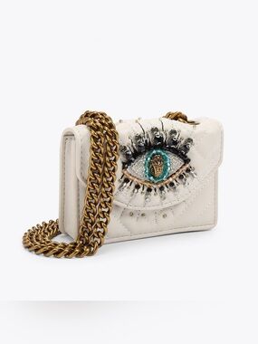 KURT GEIGER | Micro Kensington Eye Quilted Crossbody Bag